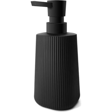 Moderner Seifenspender, Seifenspender Aus Glas Für Bad Und Küche, 250 Ml Seifenspender Für Badezimmer-arbeitsplatte (schwarz - 1 Stück)