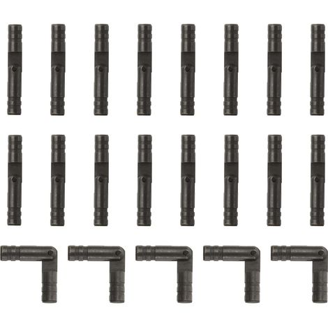 Satz Von 20 Unsichtbaren Messingscharnieren, 4 X 25 Mm, Kleine Verdeckte Scharniere Für Schmuckkästchen, Schwarz