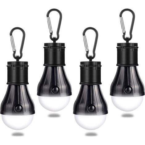 Campinglaterne, 4 Led-laternen, Wasserdichte Tragbare Notfall-taschenlampen Für Camping, Wandern Und Angeln