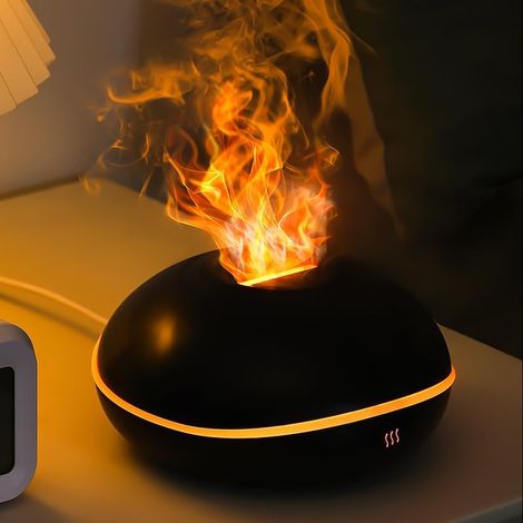 Ätherische Öle Diffusor, Ultraschall-diffusor, Kaltnebel-luftbefeuchter, Schwarz