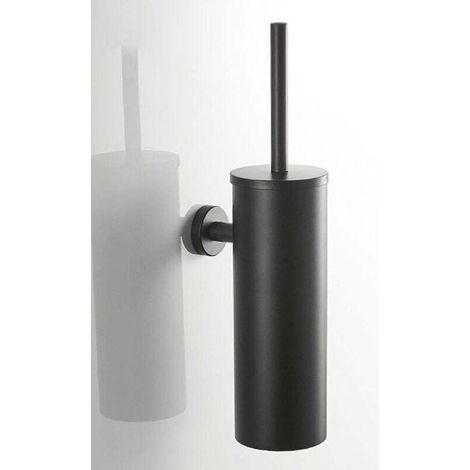 Edelstahl-wc-bürste – Toilettenbürste Mit Halterung, Tropffrei, Antibakteriell, Belüftete Wc-bürste, Schnelltrocknend Ohne Geruch, Wand- Oder Bodenmontierbare Wc-bürste, Schwarz Für Bad Und Wc
