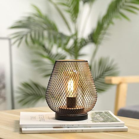 Batteriebetriebene Led-laterne In Metallkäfig-form, Ideal Für Hochzeiten, Partys Und Veranstaltungen Auf Der Terrasse, Für Innen- Und Außenbereich