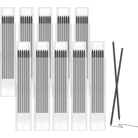 60 Stück Minen Für Bauzimmerbleistift, 2,8 Mm Nachfüllminen Für Zimmermannsbleistifte, Bruchfest, Geeignet Für Holzarbeiten, Bau Und Hochbau