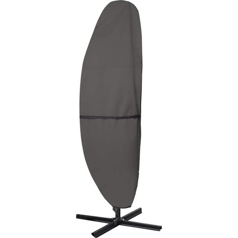 Schwarzer Sonnenschirm, 280 Cm, Staubschutzhülle Für Außenterrasse/patio, Wasserdicht Und Uv-beständig.