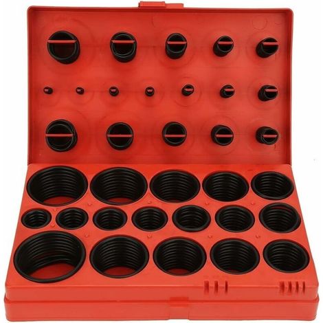 O-ring-dichtungen - 419 Stück, 32 Größen, Sortiertes Sortiment Schwarzer O-ringe, Dichtungssatz, Universelles O-ring-kit Aus Gummi Mit Box - Liaiki
