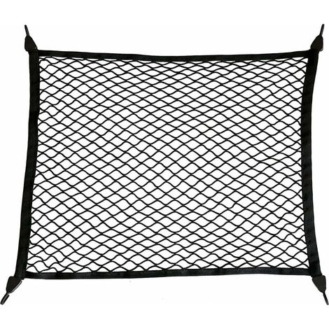 Kofferraum-aufbewahrungsnetz, 80x60 Cm, Superelastisches Nylon-gepäcknetz Zur Befestigung, Passend Für Die Meisten Autokofferräume