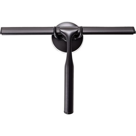 Edelstahl-duschablage Mit Starkem Saugnapf-haken Für Badezimmer, Küche, Spiegel, Auto, Fenster Und Glas, 25,5 Cm, Schwarz.