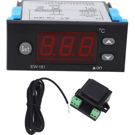 Mikrocomputer-thermostat Mit Digitalanzeige, Temperaturregler Für Meerwasser-poolmaschine, Ac12v-heizgerät