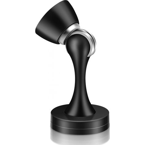 Schwarze Magnetische Türstopper Für Untere Türkante, Wand- Und Bodenbefestigung, Robuster Magnetischer Türfallenhalter, Wandschutz, 1er-pack