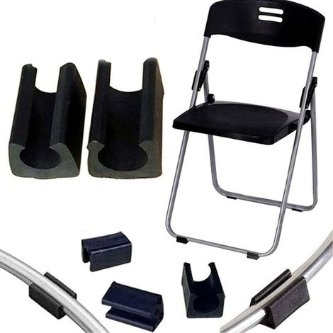 32 Stück Stuhlbein-kappen Aus Kunststoff, U-förmige Bodenschutzstopfen Für Möbel Und Stühle, Silikon-stuhlbeinschoner (14 Mm, Schwarz)