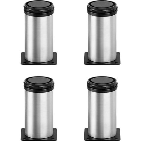 Verstellbare Möbelfüße Aus Edelstahl, Metall-tischfüße Für Tv-möbel, Bänke, Esstische, Schreibtische, Sofas, 4er-set (10 Cm)