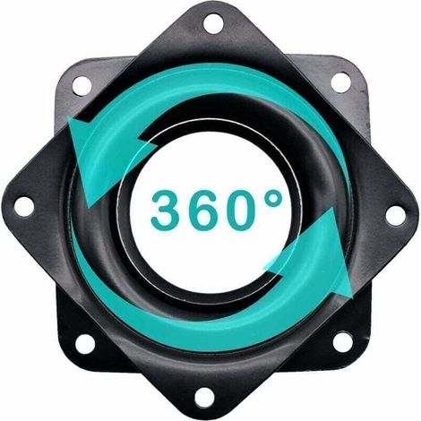 4 Stück Lazy Susan Metall-drehteller, 360-grad-drehbarer Kugellager-sockel Für Tisch, Stuhl, Fernseher, Sofa