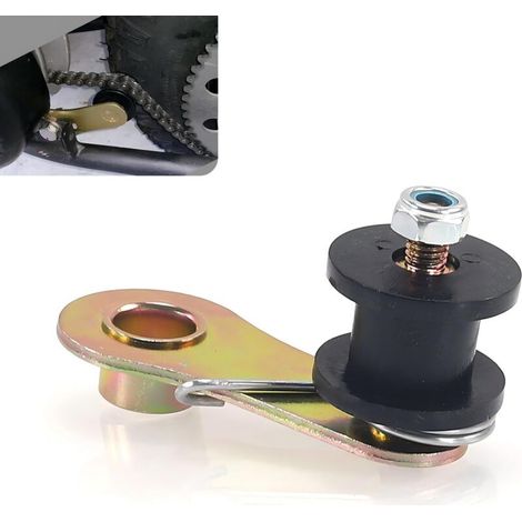 1 Kettenspanner Für Autos, Robustes Und Langlebiges Autozubehör Aus Metall, Stabiler Kettenritzel-spanner, Universell Einsetzbar Für Vtt 110cc, 125cc, 140cc (schwarz)