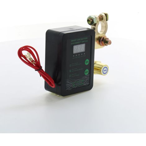 Neues Elektronisches Display, Elegantes Schwarz. Universeller 12v/24v Batterie-trennschalter Für Lkw - Intelligente Fernbedienung, Entladeschutz