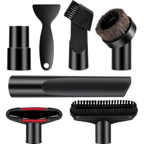 7-teiliges Set Staubsaugerdüsen 32-35 Mm, Universelles Zubehör Für Staubsauger, Kompatibles Zubehörkit Für Kärcher, Miele, Bosch Und Siemens