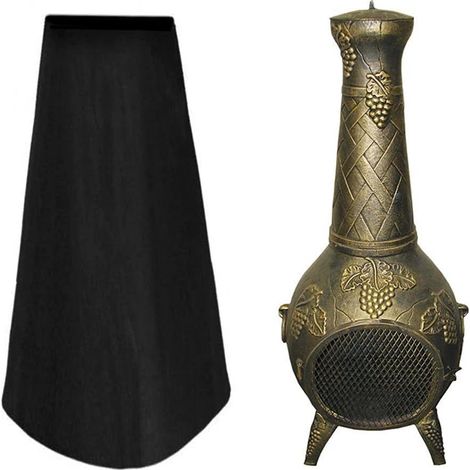 Außenkamin-abdeckung Für Patio, Wasserdichte Schutzabdeckung Für Kamin, Feuerstelle, Heizung, Für Garten, Hinterhof, 122x21x61cm
