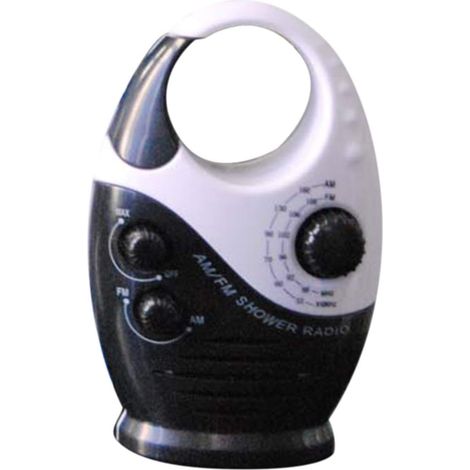 Wasserdichte Duschradio 3 V 0,5 W Mit Einstellbarer Lautstärke, Am-fm-lautsprecher, Badezimmer-duschlautsprecher, Kabelloses Radio Mit Oberem Griff