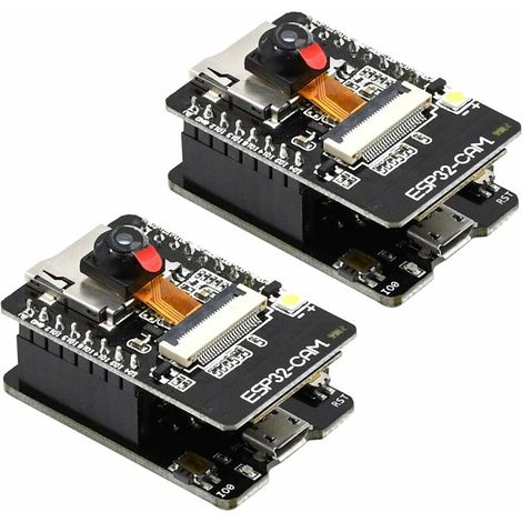 2 Stück Esp32-cam-mb Entwicklungsboards, Drahtlos Mit Bluetooth Und Wifi, Esp32 Dual-core Mit Tf-kartenmodul Und 2640er Kamera