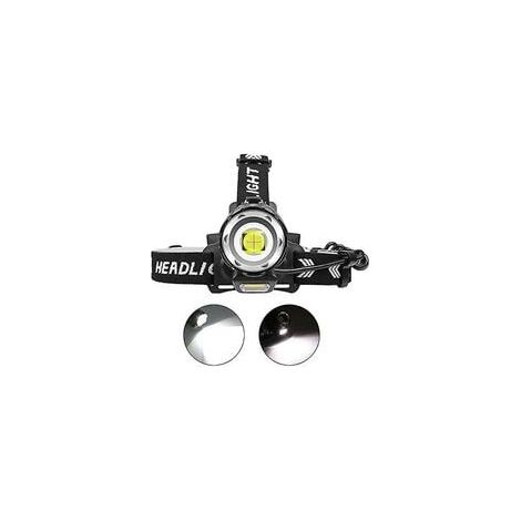 12000 Lumen Led-stirnlampe, Wiederaufladbar, Xhp90 Leistungsstarke Stirnlampe, Hochleistungsfähige Taschenlampe, Zoombarer Arbeitsscheinwerfer Mit 4 Modi Und Leistungsanzeige Für Angeln Und Höhlenfors