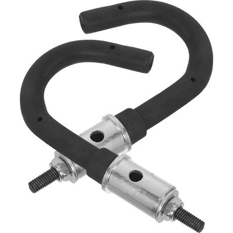 Leiterstabilisator, 2-teilig: Robuste Gerade Und Teleskopische Leiterhaken Für Dachboden, Garage, Dach, Haken Und Wandhalterung Für Den Außenbereich
