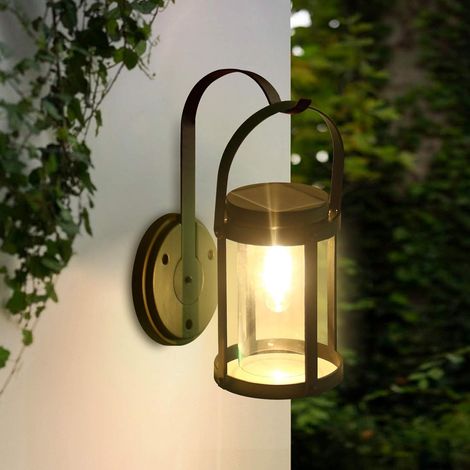 Moderne Solare Außenlaterne Für Den Garten, Hängende Solarlampe Für Gehweg, Hof, Terrasse