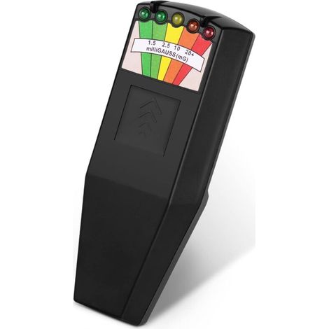 Tragbarer Led-emf-geisterjäger-detektor, Elektromagnetischer Feldtester Für Paranormale Ausrüstung, 50hz-20000hz, Schwarz