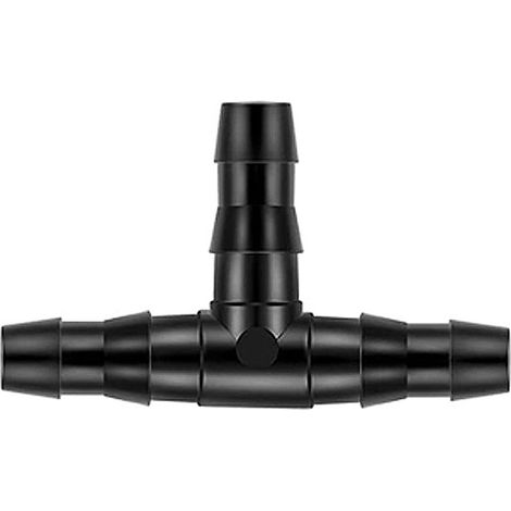 100 Stück 4/7 Mm Kunststoff-t-stück, Schlauchverbinder, T-verbinder Mit Widerhaken Für Gartenschlauch, T-stück Für Tropfbewässerung, Für Gartenbewässerungssysteme, Rasen
