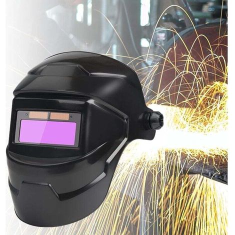 Schweißhelm Mit Solarbetrieb, Professionell Mit Automatischer Led-abdunklung, Für Mig/tig/lichtbogenschweißen, Schweißmaske