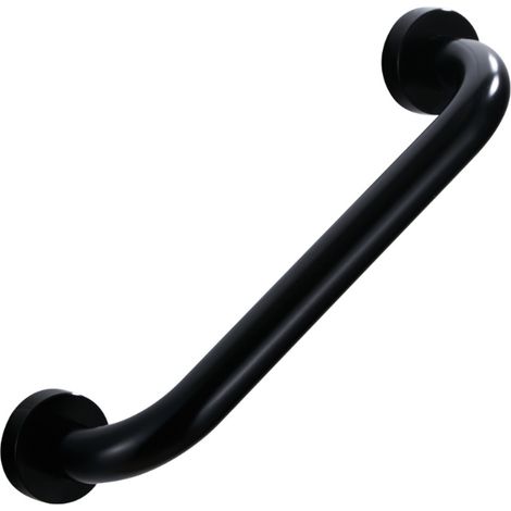 Sicherer Haltegriff Für Bad, Dusche Und Wc – 30 Cm, Schwarz, Aus Edelstahl, Ideal Für Kinder, Senioren Und Menschen Mit Eingeschränkter Mobilität