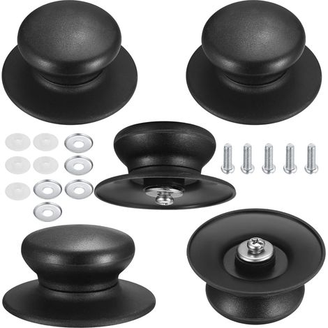Set Aus 5 Universellen Knöpfen Für Topfdeckel, Kochgeschirr-knöpfe, Hitzebeständige Deckelknöpfe Für Topfdeckel, Hebe-griff, Ersatzteil-set