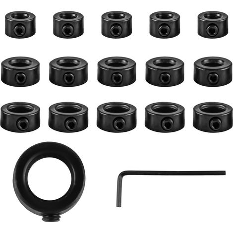 Satz Von 15 Einstellringen 6 Mm, 8 Mm, 10 Mm, Tiefenanschlagringe, Tiefenbegrenzer Für Bohrer