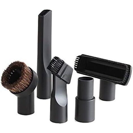 5-teiliges Zubehörset Für Staubsauger - 32 Mm - Reinigungsbürste - Fugendüse Mit Rohradapter Von 35 Mm Auf 32 Mm