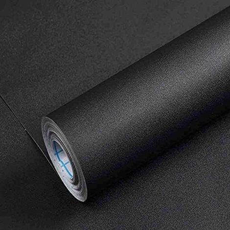 40×300cm Selbstklebende Folie Für Möbel, Mattschwarz, Vinyltapete, Wasserdicht, Für Küche, Wohnzimmer, Schlafzimmer, Diy-dekoration