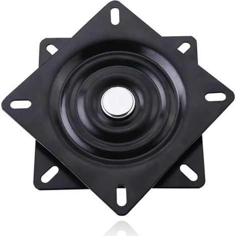 Quadratisches Drehlager, 15 Cm, Drehbare Basis Für Möbel, Sofa, Tv Und Barhocker, Schwarz