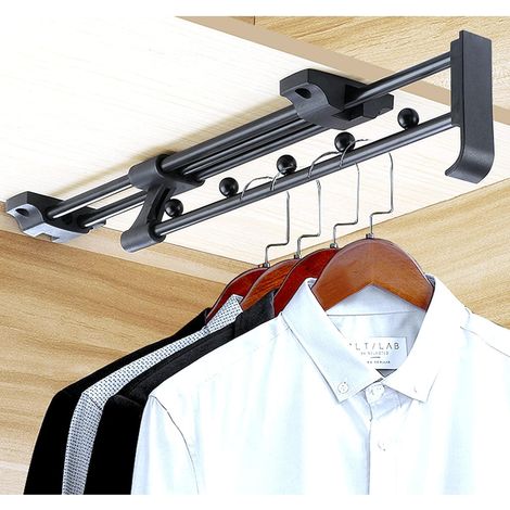 Schiebetür Für Kleiderschrank, Schiebestange Für Kleiderschrank, Länge 303 Mm Schiebestange Für Kleiderschrank, Ausziehbare Kleiderstange