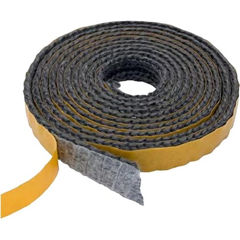 Joint Für Kamineinsatz, Selbstklebendes Geflochtenes Dichtband Für Ofen, Hitzebeständige Dichtung (2mm X 25mm X 3m)