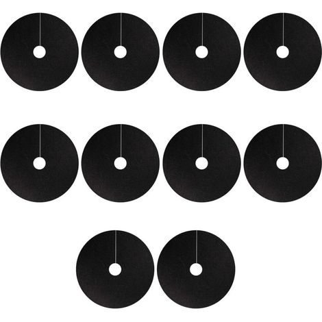 10er-pack Unkrautschutzvlies, Vliesstoff, Biologisch Abbaubare Mulchringe, Unkrautschutz, 52 Cm
