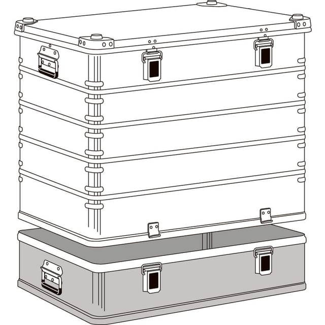 Zarges Transportkiste K470 Plus Oberteil 800x600x610mm 240l