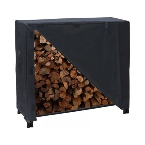 Holzständer Mit Deckel, Große Kapazität Für Draußen, Kaminholzhalter Aus Wasserdichtem 420d Oxford-gewebe