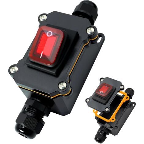 Wasserdichter Schalter 220 V 30 A Mit 4 Pins, Wasserdichter Kippschalter Für Mechanische Geräte, Medizinische Lampen Usw.