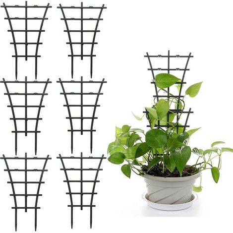 Pflanzenstützen 15 X 25,5 Cm (6 Stück) Stützen Für Kletterpflanzen Rankhilfen Für Den Gartenbau