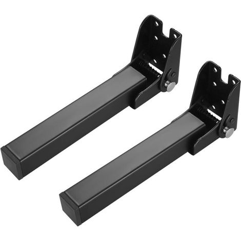 2 Stück Klappbare Möbelfüße, Schwarze Metall-tischbeine, Sofafüße, Schreibtischfüße, Klappbare Bettfüße, Schrankfüße Für Möbel, Sofa, Tisch, Schrank, 20 Cm