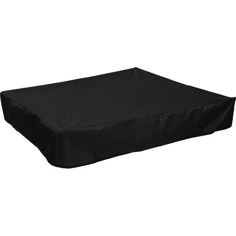 Schwarz 1 Stück Sandkasten-abdeckung 120x120 Cm Wasserdichte Uv-schutz 70% Oxford-stoff Schutzhülle Für Sandkasten Mit Kordelzug