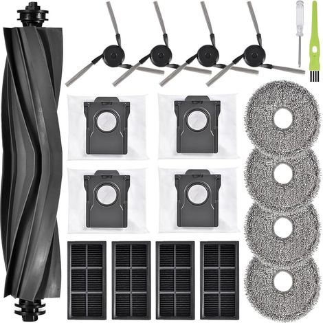 19-teiliges Ersatzteilset Für Saugroboter Dreame L10s Pro Ultra Heat, X40 Ultra Complete, L40 Ultra, L10s Ultra Gen 2, X30 Ultra, X30 Pro Plus, X30 Pro Ultra, X40 Master, Mova P50 Pro Ultra