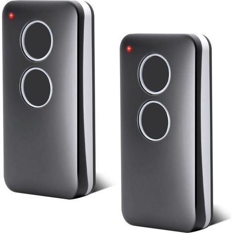 2er-pack Fernbedienungen Für Garagentor - 433,92 Mhz - 2 Kanäle - Kompatibel Mit V2 Phox 2, V2 Phox4, V2 Trc4, V2 Tsc4, V2 Phoenix 2, V2 Phoenix 4, Rolling Code
