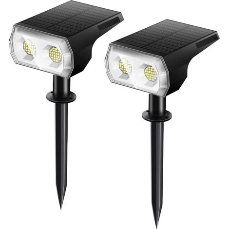 Solarleuchte Solar-gartenleuchten Außenstrahler, Rgb-farbwechsel Solarbetriebene Landschafts-strahler, Ip65 Wasserdicht, Automatisches Ein-/ausschalten, Solare Außenleuchten Für Weg, Baum, Wand Und Ga