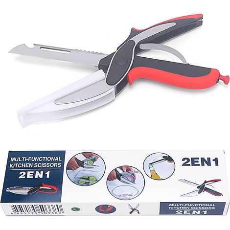 Robuste, Abnehmbare 2-in-1-küchenschere – Vielseitige Schere Mit Edelstahlklingen Für Huhn, Geflügel, Fisch, Fleisch, Gemüse, Kräuter Und Grillen