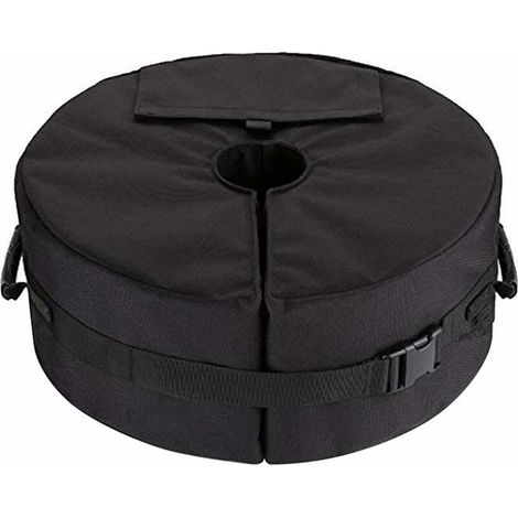 Gewichtssäcke Für Sonnenschirmständer, Runder Sandfuß Robust Und Abnehmbar Mit Griffen 46 X 15 Cm