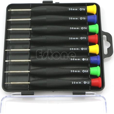 8-in-1 Mini-präzisionsschraubendreher, Reparaturwerkzeug Für Die Tasche, Für Mobiltelefone Und Pcs