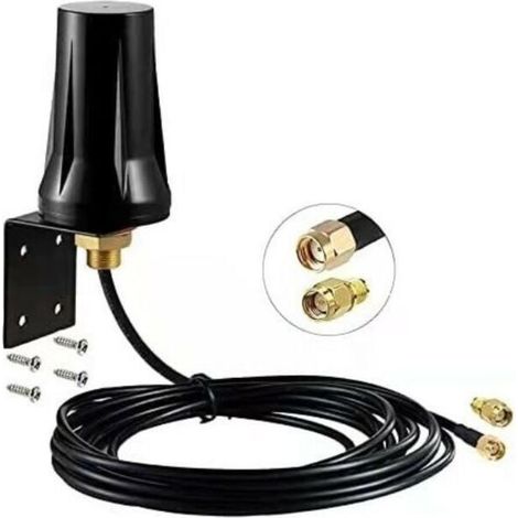 Antenne 4g Lte Außen Sma Stecker Mimo 5dbi Omnidirektional Extern Wasserdicht Für 4g Lte Mobile Router Gateway Modem Zellenkamera Wildkamera-liaiki